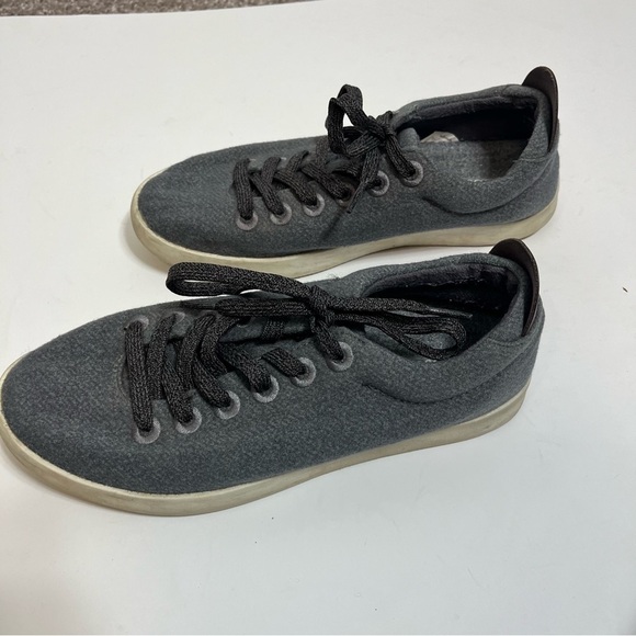 Allbirds Wool Piper Fuji (White Sole) Dark Grey Charcoal Size 8 - Picture 5 of 10